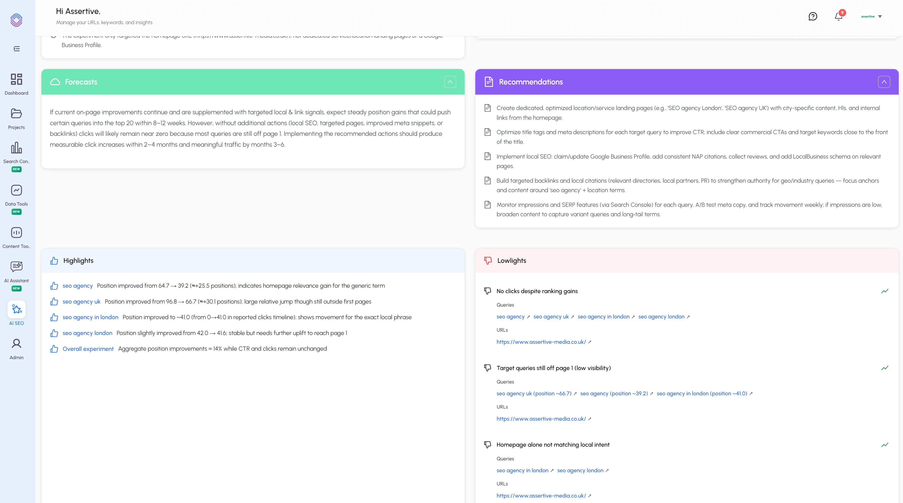 Track SEO Changes with AI-Powered Experiment Monitoring
